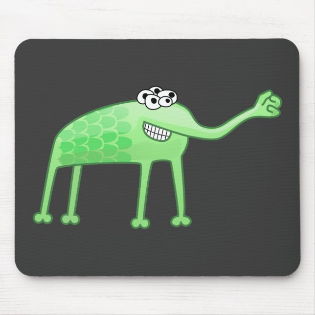 Lisp Alien Mousepad (Front)