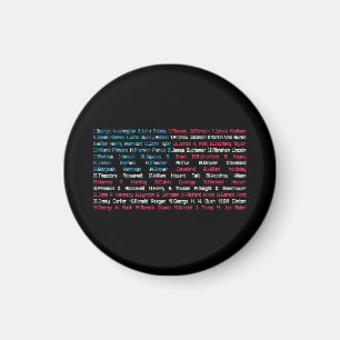 List 46 US Presidents of the United States Fun His Magnet