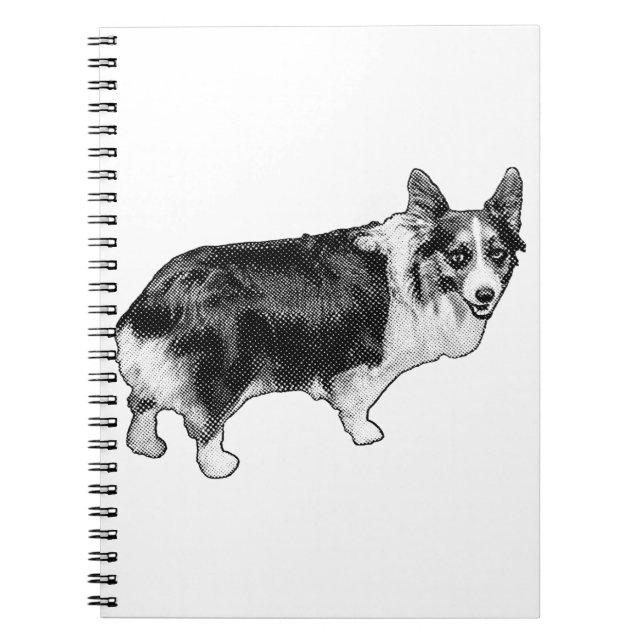 List-Star Corgi Plans Notebook (Front)