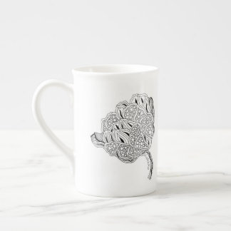 Listakora Flower Bone China Teacup Mug