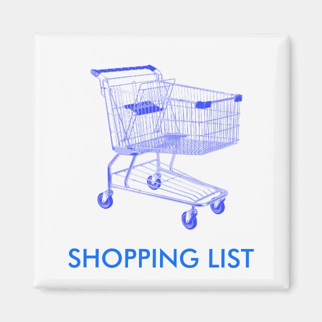 Liste d'achats Aimant frigo (Devant)