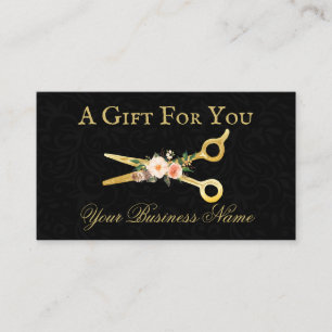 Liste de cheveux Luxury Gold Damask Certificat cad