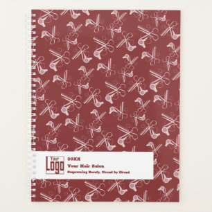 Liste de cheveux Outils Motif Bourgogne rose blanc