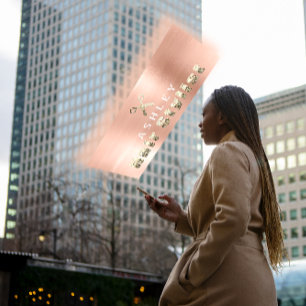 Liste de cheveux Salon Rose Gold Carte de rendez-v