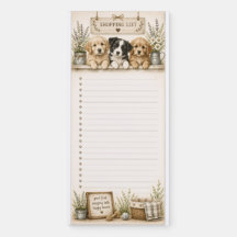 Liste de courses Chien rustique