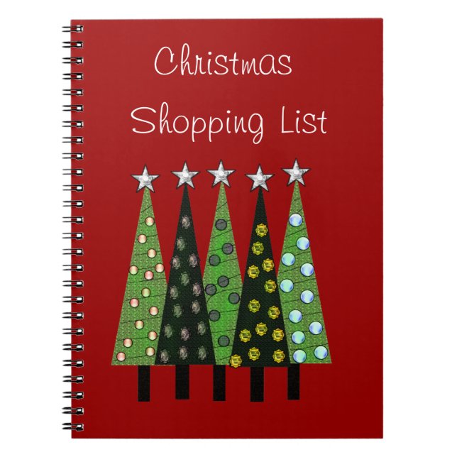 Liste de Noël Note Livre (Devant)