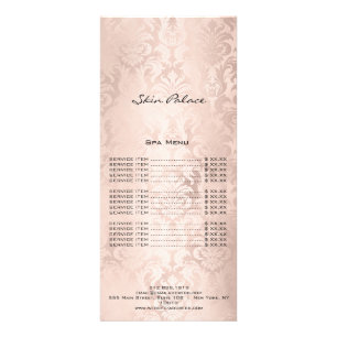 Liste de prix Lashes Extension Maquillage Damask R