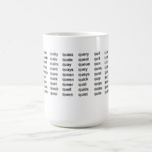 Liste de tasse de Q-Mot