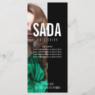 Liste des prix du menu du salon de cheveux