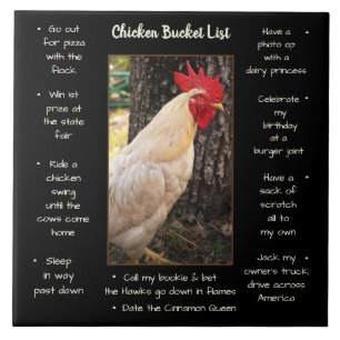 Liste des seaux de poulet de carreaux de trivet