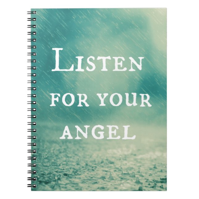 Listen for Your Angel Quote Notebook (Front)