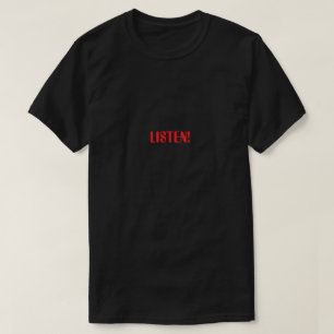 LISTEN Minimalist T-Shirt