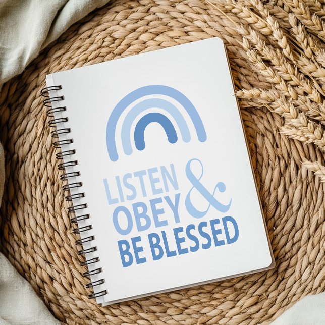 Listen Obey and Be Blessed  Notebook (Creator Uploaded)