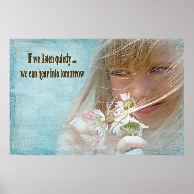 Listen Quietly Poster (Front)