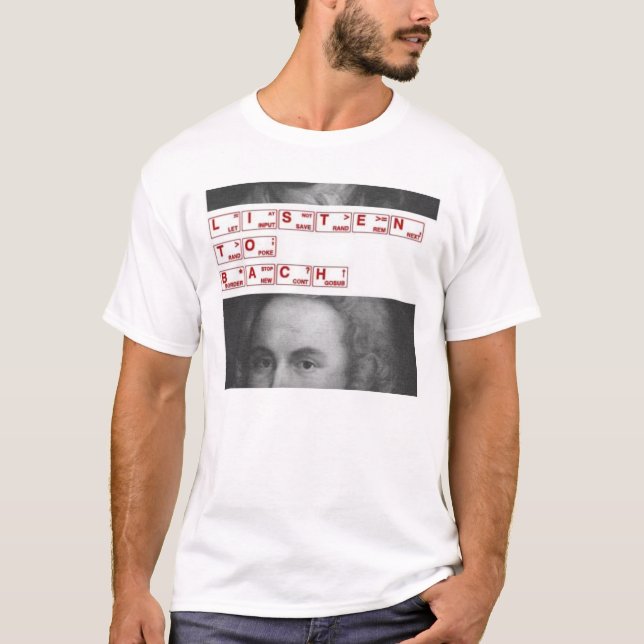 listen to bach T-Shirt (Front)