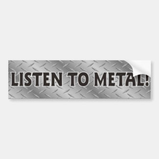 Listen To Metal, Heavy Metal Music Sticker