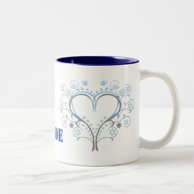 Listen To My Heart Wedding Mugs (Right)