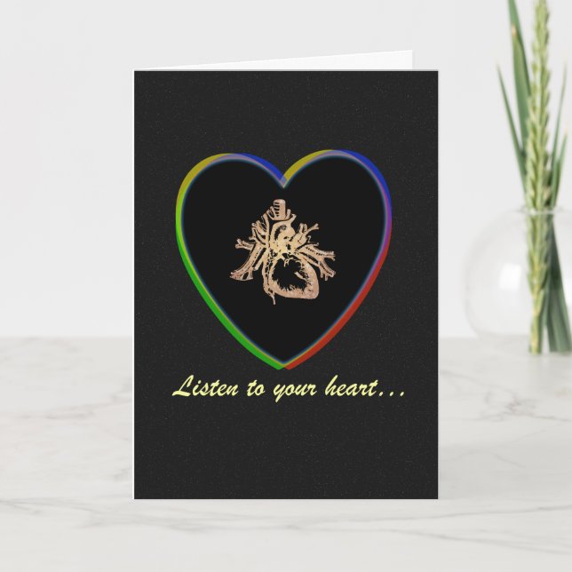 Listen to Your Heart... Card (Front)