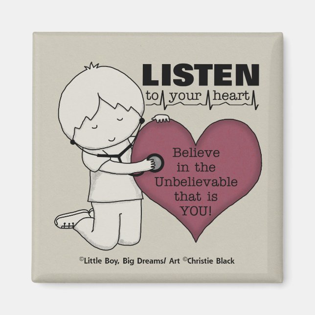 Listen to Your Heart Magnet (Front)