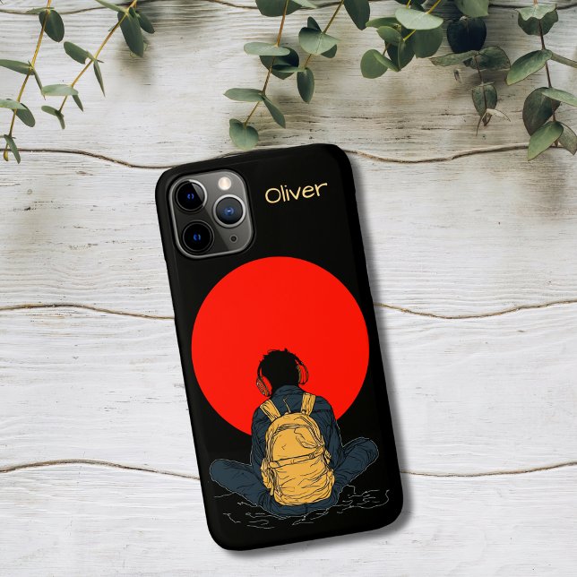 Listening to the Sunset Case-Mate iPhone Case (Creator Uploaded)