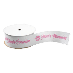 Liston Mi Primera Comunion Satin Ribbon Grosgrain Ribbon