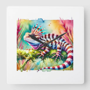 Listoncillo beauty of nature 010924AREF148 - Water Square Wall Clock