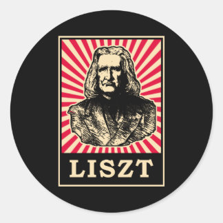 Liszt Classic Round Sticker