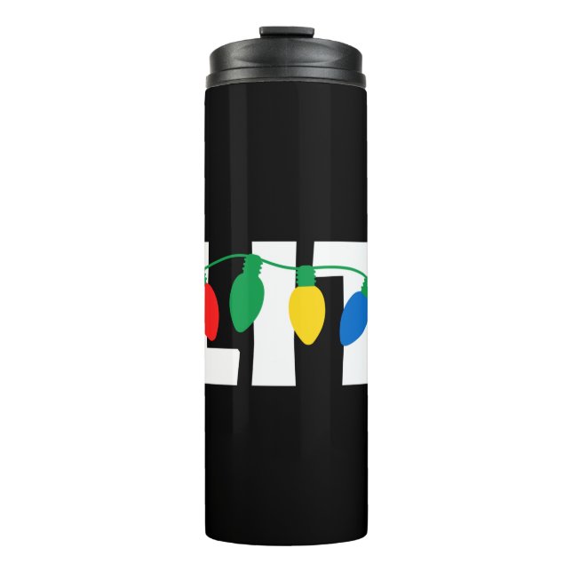 Lit Christmas Thermal Tumbler (Front)