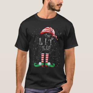 Lit Elf funny Matching Family pyjamas Group Christ T-Shirt