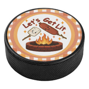Lit Firepit - mignon Marshmallow & Hot Dog