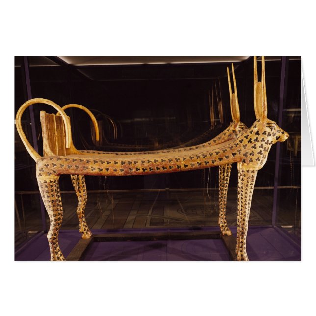 Lit funéraire en forme de vache sacrée (Devant horizontal)