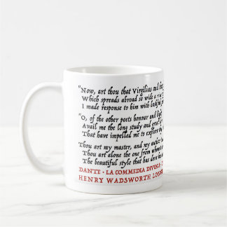 Lit Geek Dante Longfellow - Mug