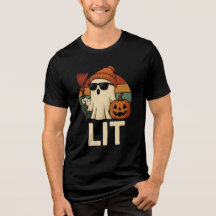 Lit Halloween Ghost T-Shirt