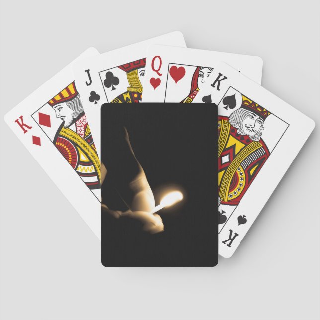 Lit Match Classic Playing Cards (Back)
