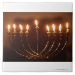 Lit menorah, Israel Tile<br><div class="desc">AssetID: 200248233-001 / {Gary Faber} / Lit menorah, Israel</div>