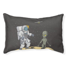 Astronaute et extraterrestre