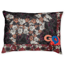 Bleu foncé dogbed pour meilleur chien dans le mond