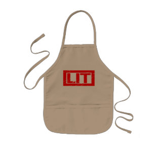 Lit Stamp Kids Apron