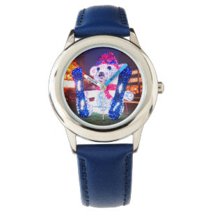 Lit up bear watch