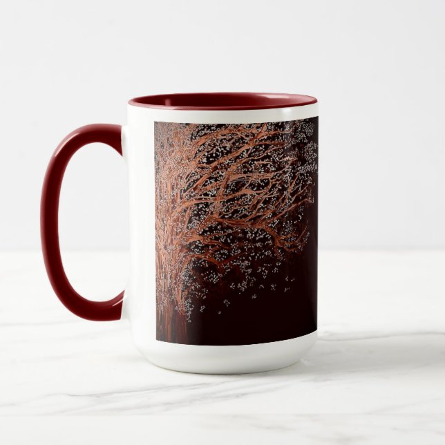 Lit up Cerry Blossoms 15 oz. mug (Gauche)