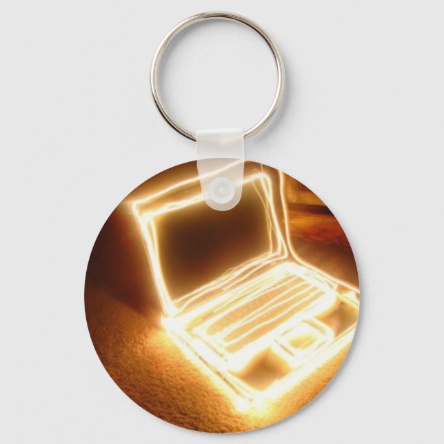 Lit up Laptop Keychain (Front)