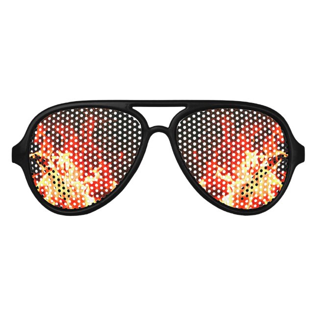 Lit with Fire Party Sunglasses (Front)