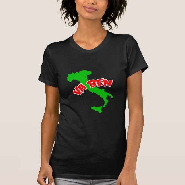 L'Italie - T-shirt de Va Ben (Devant)