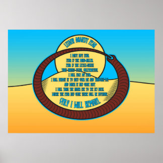 Litany Against Fear Poster