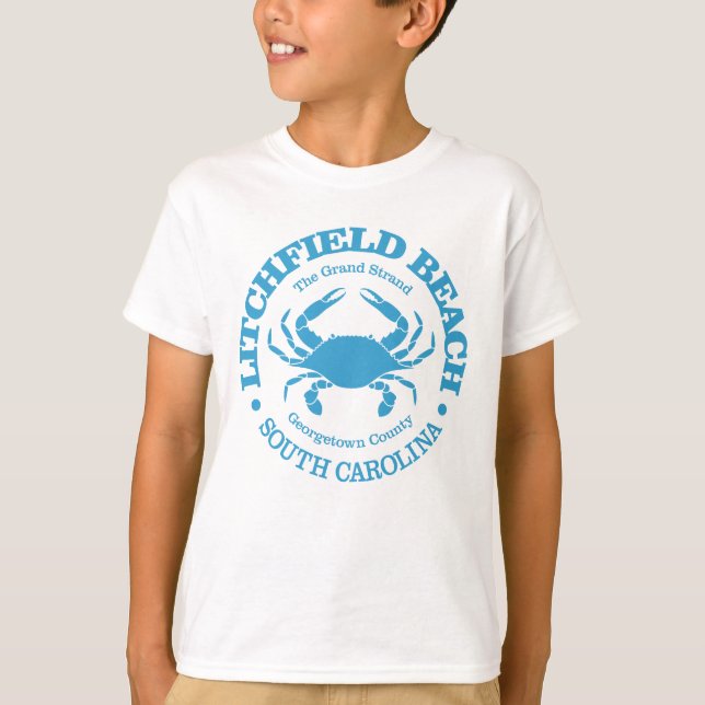 Litchfield Beach (crab) T-Shirt (Front)