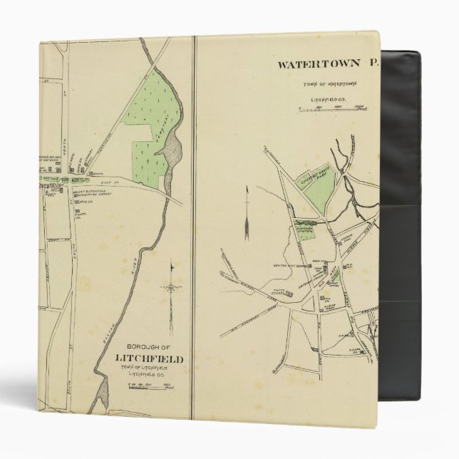 Litchfield, Watertown Binder (Front/Inside)