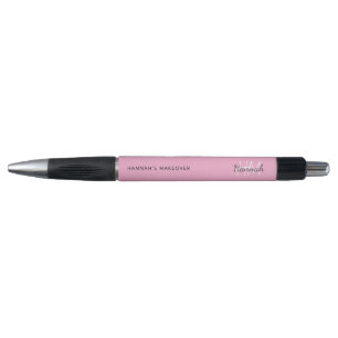 Lite Pink Glitter Beauty Salon Pen