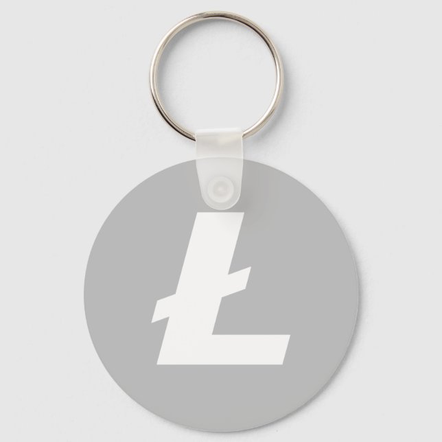 Litecoin LTC Basic Keychain (Front)