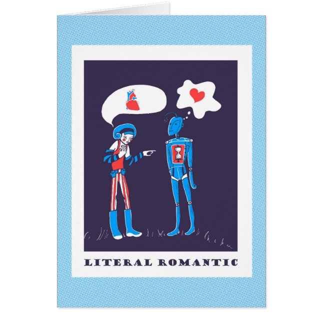 Literal Romantic - Robot Love in Binary (Front)