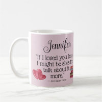 Literary Book Lover Gift Jane Austen Love Quote 